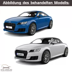 Audi TT - Typ 8S, FV, FV3, FV9, FVP, FVR - Baujahre ab 2014 - Fahrzeugabschnitt: Kardanwelle und Achsantrieb hinten, Front- und Allradantrieb (2WD, FWD, 4WD, AWD) - Reparaturanleitungen zur Reparatur in Eigenregie für Anfänger, Hobbyschrauber und Profis.