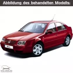 VW Bora - Typ 1J/1J2/1J6 - Baujahre von 1998 bis 2006 - Fahrzeugabschnitt: Benzinmotoren und Direkteinspritzmotoren inkl. Motor-Mechanik und Gemischaufbereitung - Reparaturanleitungen zur Reparatur in Eigenregie für Anfänger, Hobbyschrauber und Profis.