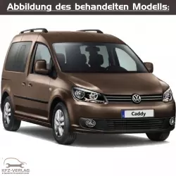 VW Caddy - Typ 2C/2K - Baujahre 2010 bis 2015 - Fahrzeugabschnitt: Bremssysteme, Handbremse, Trommelbremse, Scheibenbremse, Bremsbeläge, Bremsklötze, ABS - Reparaturanleitungen zur Reparatur in Eigenregie für Anfänger, Hobbyschrauber und Profis.