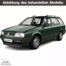 VW Golf 3 Variant- Typ 1H/1H1/1H2/1H5 - Baujahre von 1991 bis 1999 - Fahrzeugabschnitt: Heizung, Belüftung und Klimaanlage - Reparaturanleitungen zur Reparatur in Eigenregie für Anfänger, Hobbyschrauber und Profis.