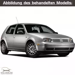 VW Golf 4 - Typ 1J/1J1/1J2/1J5/1J6 - Baujahre von 1999 bis 2006 - Fahrzeugabschnitt: Benziner Motor-Gemischaufbereitung, Direkteinspritzsystem und Zündanlage - Reparaturanleitungen zur Reparatur in Eigenregie für Anfänger, Hobbyschrauber und Profis.