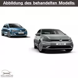VW Golf VII - Typ 5G/AU/BQ - Baujahre ab 2012 - Fahrzeugabschnitt: Karosserie-Montagearbeiten Außen - Reparaturanleitungen zur Reparatur in Eigenregie für Anfänger, Hobbyschrauber und Profis.