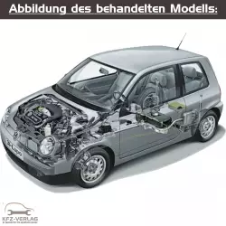 VW Lupo 3L - Typ 6E/6E1 - Baujahre 1998 bis 2006 - Fahrzeugabschnitt: Heizung, Belüftung und Klimaanlage - Reparaturanleitungen zur Reparatur in Eigenregie für Anfänger, Hobbyschrauber und Profis.