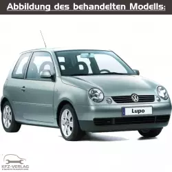 VW Lupo - Typ 6X/6X1 - Baujahre 1998 bis 2006 - Fahrzeugabschnitt: Karosserie-Montagearbeiten Innen - Reparaturanleitungen zur Reparatur in Eigenregie für Anfänger, Hobbyschrauber und Profis.