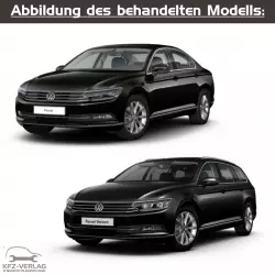 VW Passat VIII - Typ 3G - Baujahre ab 2014 - Fahrzeugabschnitt: Elektrische Abnehmer und Anlagen - Reparaturanleitungen zur Reparatur in Eigenregie für Anfänger, Hobbyschrauber und Profis.