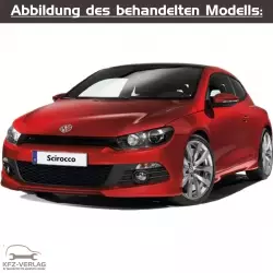VW Scirocco III - Typ 13, 137, 138 - Baujahre 2008 bis 2017 - Fahrzeugabschnitt: Fahrwerk, Achsen, Lenkung - Reparaturanleitungen zur Reparatur in Eigenregie für Anfänger, Hobbyschrauber und Profis.
