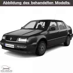 VW Vento Jetta III - Typ 1H/1H5/1HM - Baujahre von 1991 bis 1998 - Fahrzeugabschnitt: Fahrwerk, Achsen, Lenkung Bremsen, Bremsbeläge, Bremsscheiben, Handbremse, Trommelbremse, Spurvermessung - Reparaturanleitungen zur Reparatur in Eigenregie für Anfänger, Hobbyschrauber und Profis.
