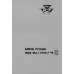 Massey Ferguson MF 168 und MF 188 Traktor Werkstatthandbuch