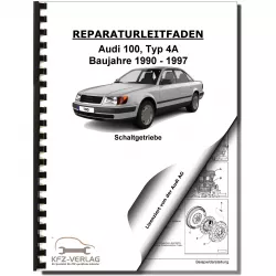 Audi 100 Typ 4A (90-97) 5-6 Gang Schaltgetriebe 01E Kupplung Reparaturanleitung