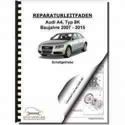 Audi A4 8K 2007-2015 6 Gang Schaltgetriebe Kupplung 0B2 Reparaturanleitung