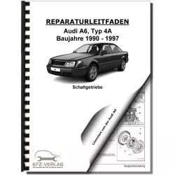 Audi A6 Typ 4A 1990-1997 5-6 Gang Schaltgetriebe 01E Kupplung Reparaturanleitung