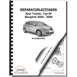 SEAT Toledo Typ 5P (04-09) 6 Gang Schaltgetriebe 02Q Kupplung Reparaturanleitung