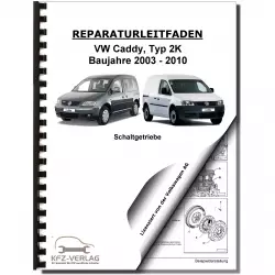 VW Caddy Typ 2K 2003-2010 5 Gang 0AH Schaltgetriebe Kupplung Reparaturanleitung