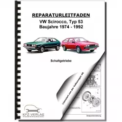 VW Scirocco 53 1974-1992 4 Gang Schaltgetriebe 084 Kupplung Reparaturanleitung