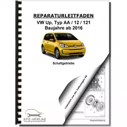 VW Up! Typ AA ab 2016 5 Gang Schaltgetriebe 02T 0DF Kupplung Reparaturanleitung