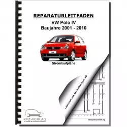 VW Polo 4 Typ 9N 2001-2010 Schaltplan Stromlaufplan Verkabelung Elektrik Pläne