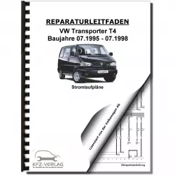 VW Transporter T4 (95-98) Schaltplan Stromlaufplan Verkabelung Elektrik Pläne