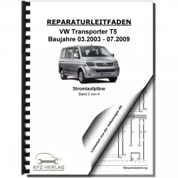 VW Transporter T5 (03-09) Verkabelung Stromlaufplan Elektrik Pläne Band 2