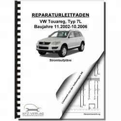 VW Touareg Typ 7L 2002-2006 Schaltplan Stromlaufplan Verkabelung Elektrik Pläne