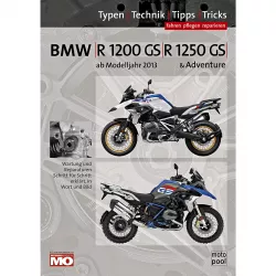 BMW R1200GS R1250GS Adventure 2012-2018 Motorrad Reparaturanleitung Handbuch