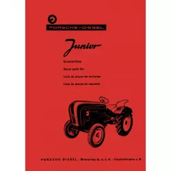 Porsche-Diesel Traktor Junior 108 & 109 Ersatzteilliste Ersatzteilkatalog