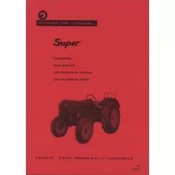 Porsche-Diesel Traktor Super 309 (1961) Ersatzteilliste Ersatzteilkatalog  