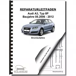 Audi A3 Typ 8P 2006-2012 Schaltplan Stromlaufplan Verkabelung Elektrik Pläne