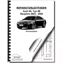 Audi A6 Typ 4B 2003-2005 Schaltplan Stromlaufplan Verkabelung Elektrik Pläne