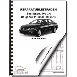 SEAT Exeo Typ 3R 2008-2013 Schaltplan Stromlaufplan Verkabelung Elektrik Pläne
