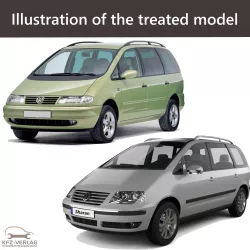 E-Book workshop manual for Volkswagen Sharan I type 7M, 7M6, 7M8, 7M9 year of construction 1995, 1996, 1997, 1998, 1999, 2000, 2001, 2002, 2003, 2004, 2005, 2006, 2007, 2008, 2009, 2010